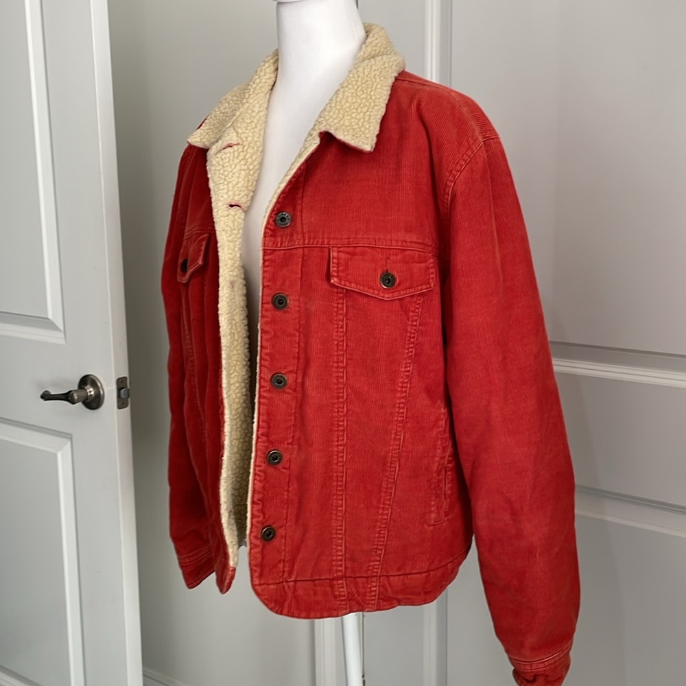 L.L. Bean Corduroy Sherpa Jacket - Picture 2 of 7
